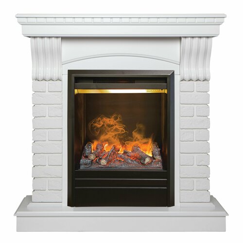 Электрокамин RealFlame JAZZ STD/EUG WT-P511 с очагом 3D Olympic каминокомплект realflame jazz std wt eugene 1500вт белый