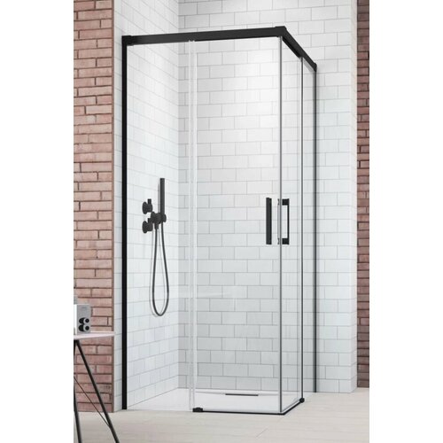 Душевой уголок Radaway Idea Black KDD 100Lx90R прозрачное душевой уголок radaway idea black kdd 80l×100r прозрачное