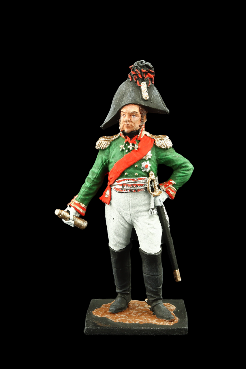 Оловянный солдатик SDS  Генерал Д  С  Дохтуров  Россия  1812 г 