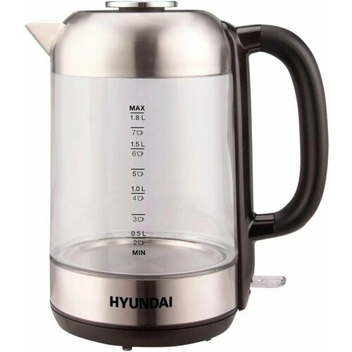 Чайник Hyundai HYK-G4034 черныйпрозрачный 269000₽