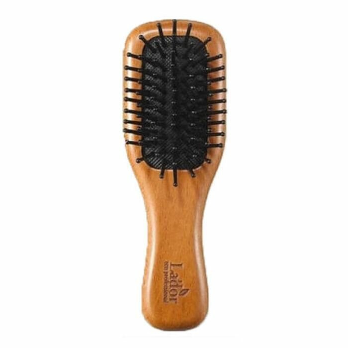 Lador Деревянная мини-расчёска для волос 1шт. Mini Wood Paddle Brush