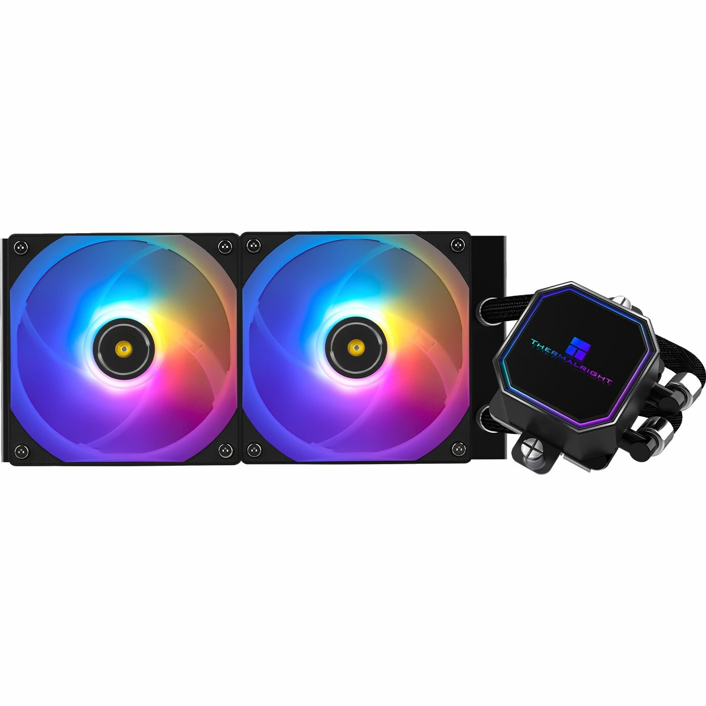 Компонент системы охлаждения Thermalright Система жидкостного охлаждения Frozen Prism 240 Black ARGB, радиатор 240 мм, 1850 об/мин, 27 дБА, PWM,