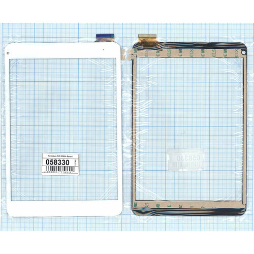 Сенсорное стекло (тачскрин) ZHC-0395A белое