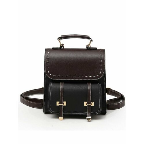 фото Рюкзак , фактура гладкая, черный вика карлова