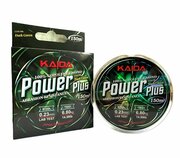 Леска Kaida POWER PLUS 150м Dark Green 0.16мм 3.60кг 7.94Lb
