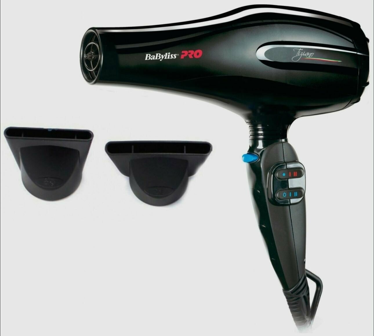 Фен для волос BaByliss PRO Tiziano BAB6330RE , черный