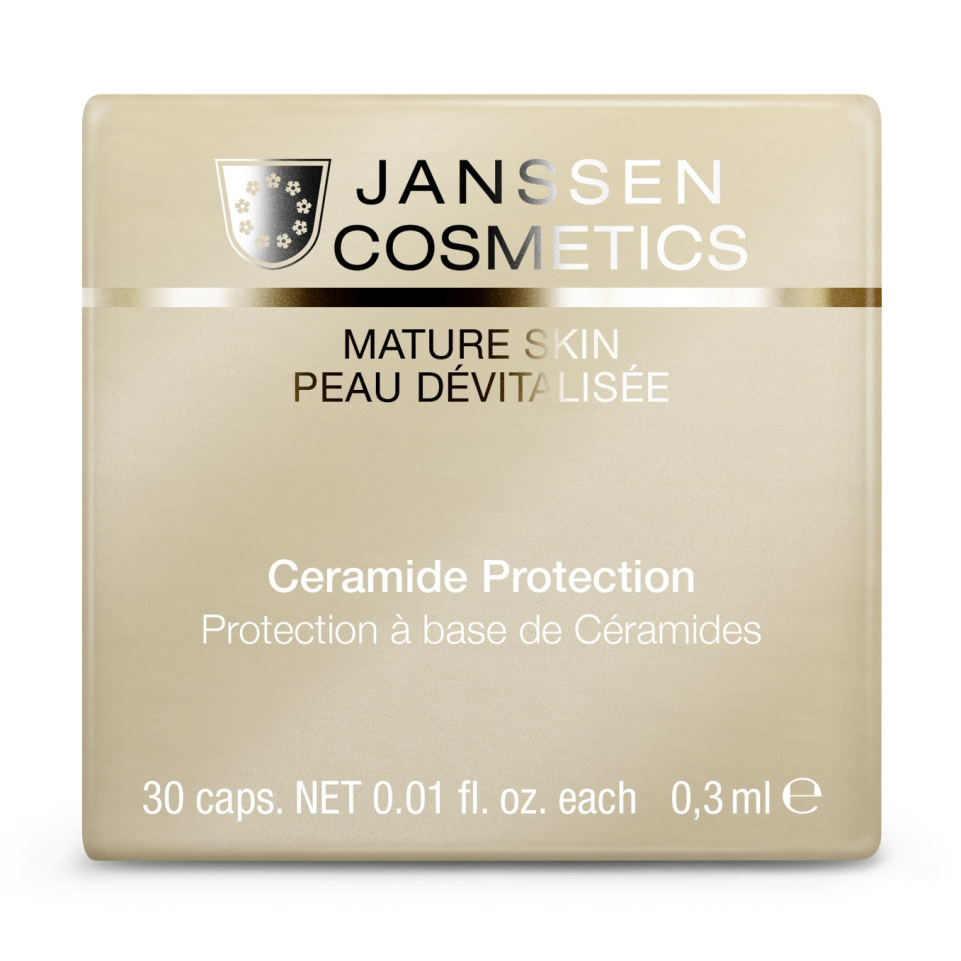 Janssen Cosmetics Ceramide Protection Capsules Mature Skin Омолаживающие капсулы для лица с Церамидами и Витамином С 30 шт.