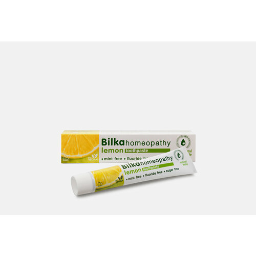 Зубная паста Bilka, Homepathy Toothpaste Lemon 75мл bilka homeopathy toothpaste protect