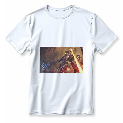 Футболка размер L, белый