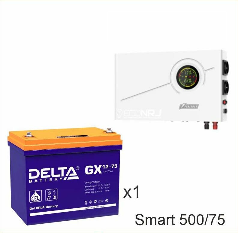 ИБП Powerman Smart 500 INV + Delta GX 12-75
