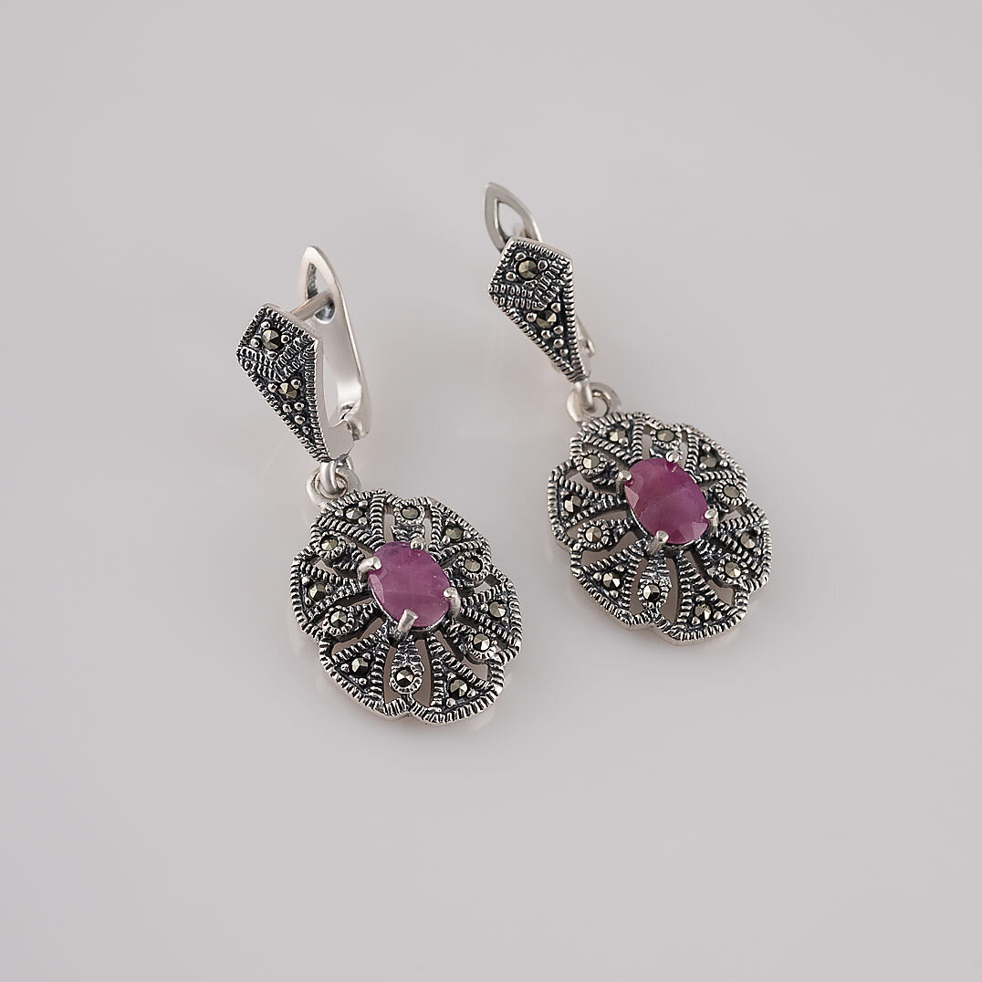 Серьги Milana Silver, серебро, 925 проба