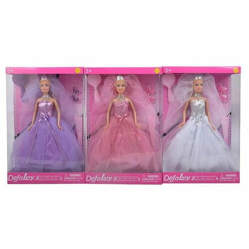 Кукла-невеста 29 см 3 вида в ассортименте в блистере кукла defa модница 3 вида