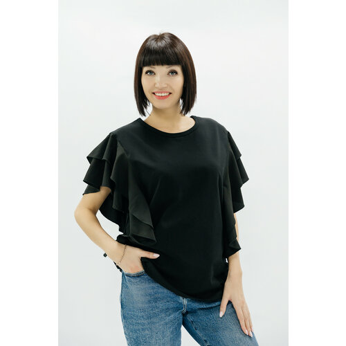 Футболка Любимыши, размер 50, черный