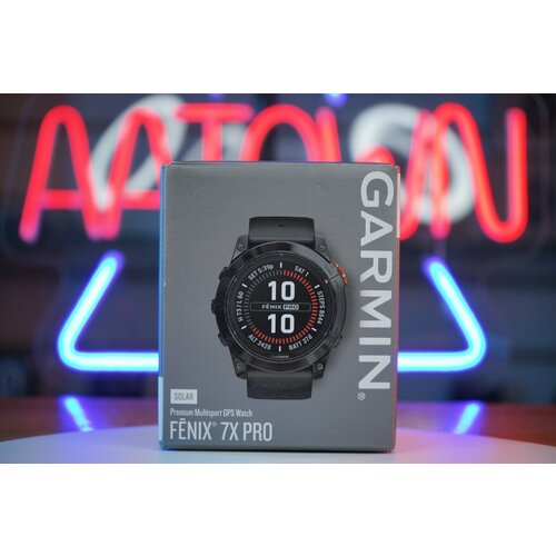 Garmin fenix 7X Pro Solar Edition - Slate Gray with Black Band 010-02778-00