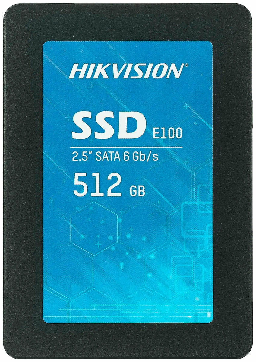 SSD накопитель Hikvision E100 2.5 512 Гб SATA III 3D TLC (HS-SSD-E100/512G)