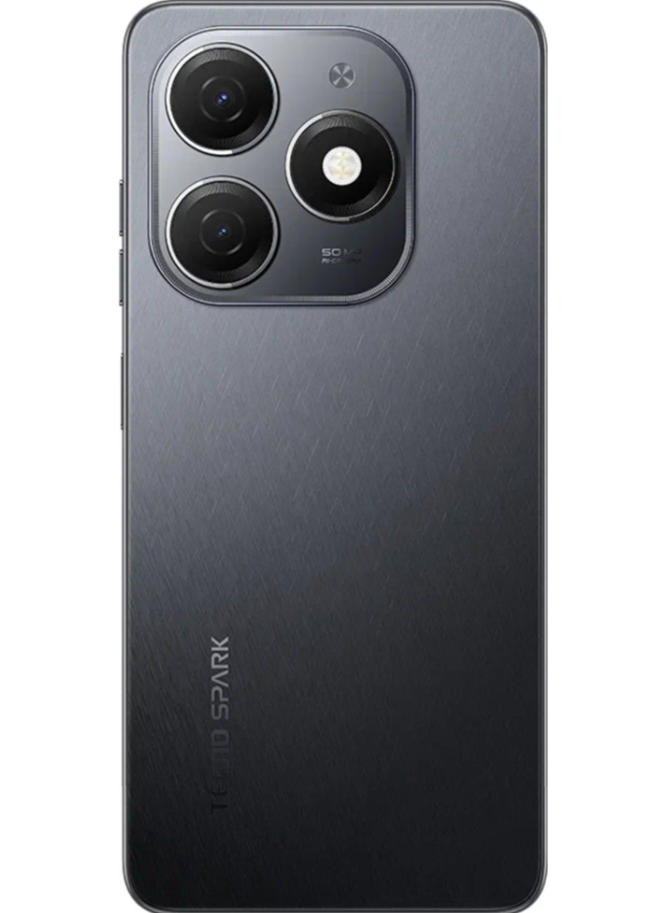 Смартфон TECNO Spark 20 8/128 ГБ Global для РФ, Dual nano SIM, gravity black