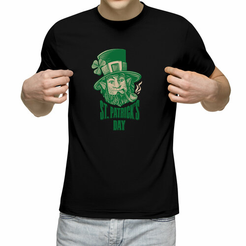 Футболка Us Basic, размер L, черный st patrick patricks day was italian t shirts tee 100% cotton impression 2020