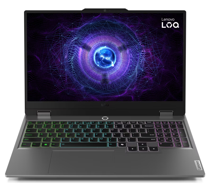 15.6" Игровой ноутбук Lenovo LOQ Gen 9, Core i5-12450HX (4.4 ГГц), RAM 16 ГБ, SSD 512 ГБ, NVIDIA GeForce RTX 4050, Windows 11, Русская раскладка