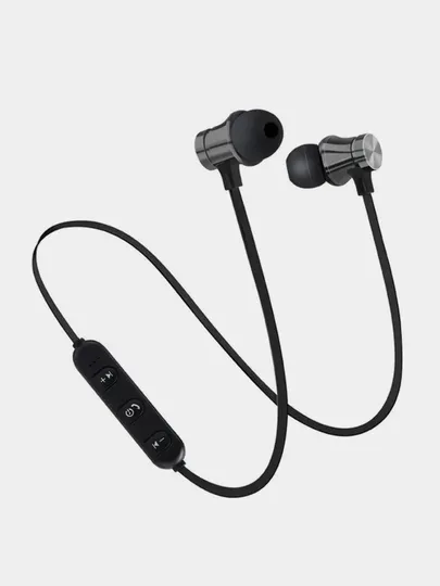 Беспроводные наушники Sports Sound Stereo, Bluetooth, серые