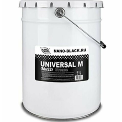 Смазка NANO GREASE BLACK UNIVERSAL M MoS2 Grease пластичная литиевая 18 кг ведро