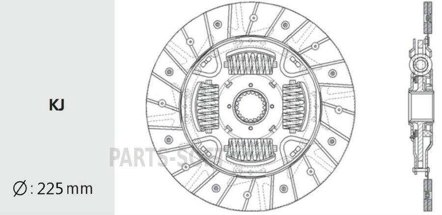 VALEO PHC HD-86 Диск сцепления Hyundai Santafe 00-