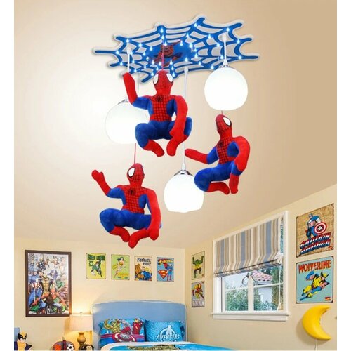 Люстра детская человек-паук (подвесной светильник)