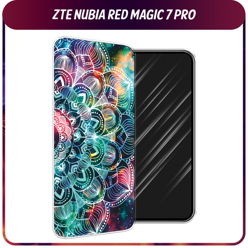 Силиконовый чехол на ZTE Nubia Red Magic 7 Pro / ЗТЕ Нубиа Ред Меджик 7 Про Мандала космос силиконовый чехол на zte nubia red magic 7 pro зте нубиа ред меджик 7 про прозрачный