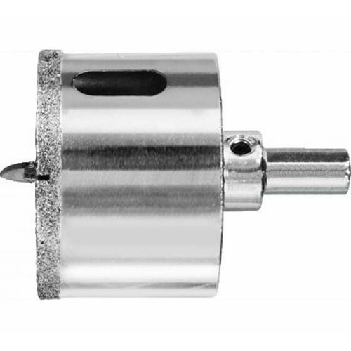 Коронка алмазная Сибртех по стеклу и керамике c центрирующимся сверлом 40x55мм 871₽