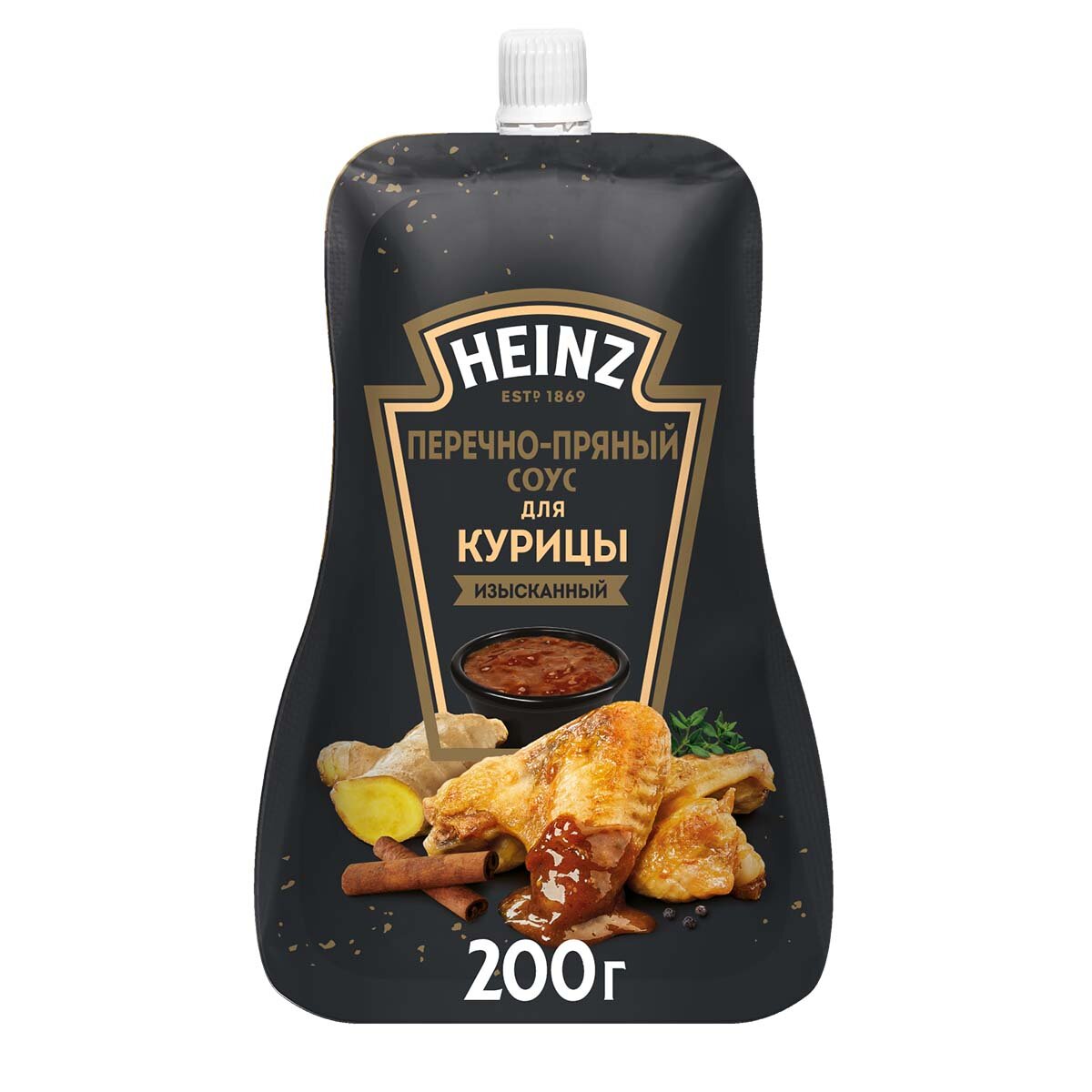 Соус Heinz Перечно-Пряный для курицы, дой-пак, 200г