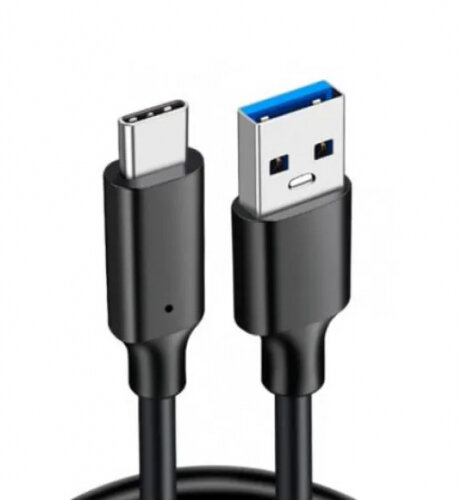 Кабель Ks-is KS-845B-1 SuperSpeed+ 10Gbps USB-C(m) - USB-A(m) черный, 1м