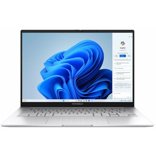 Ноутбук Asus ZENBOOK 14 UX3405Ma-QD488W 90NB11R2-M00SS0 Core Ultra 7 3800 MHz 155H16384Mb1024 Gb SSD141920x1200Win 11 Home 13720000₽