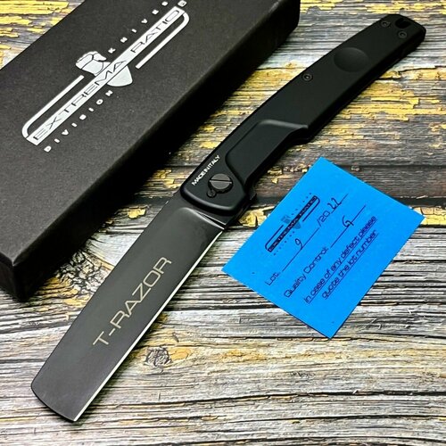 Нож складной Extrema Ratio EX1000138 T-Razor, Black Blade extrema ratio hunting straight knife 8cr13 outdoor camping tactical survival rescue self defence military edc fixed blade knives
