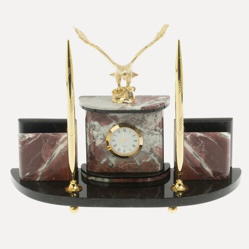 Изображение товара Письменный набор "Горный орел" бронза креноид 127313