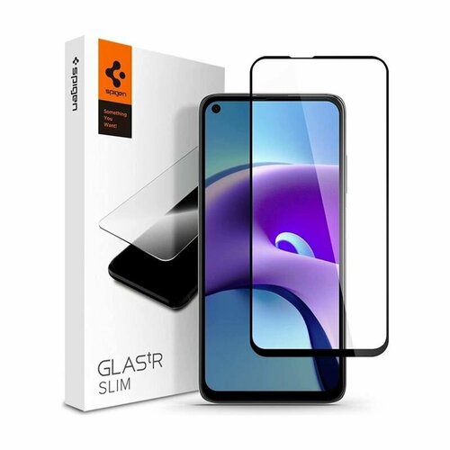 Защитное стекло SPIGEN для Xiaomi Redmi Note 9T / Note 9 5G - Glass Full Cover Черный 1 шт AGL02943