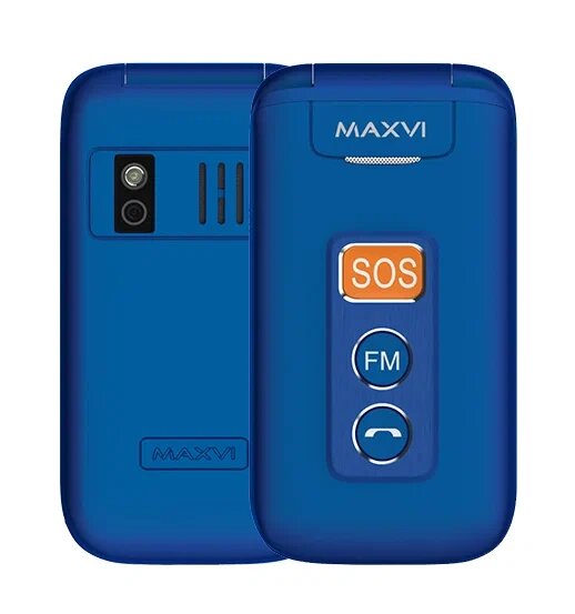 Телефон Maxvi E5 BLUE