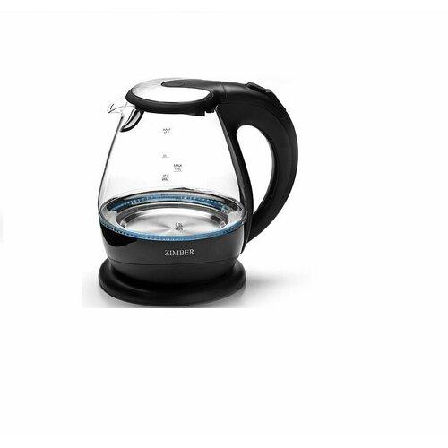 Чайник стекло электрический 15 л черный 2200Вт 538600₽