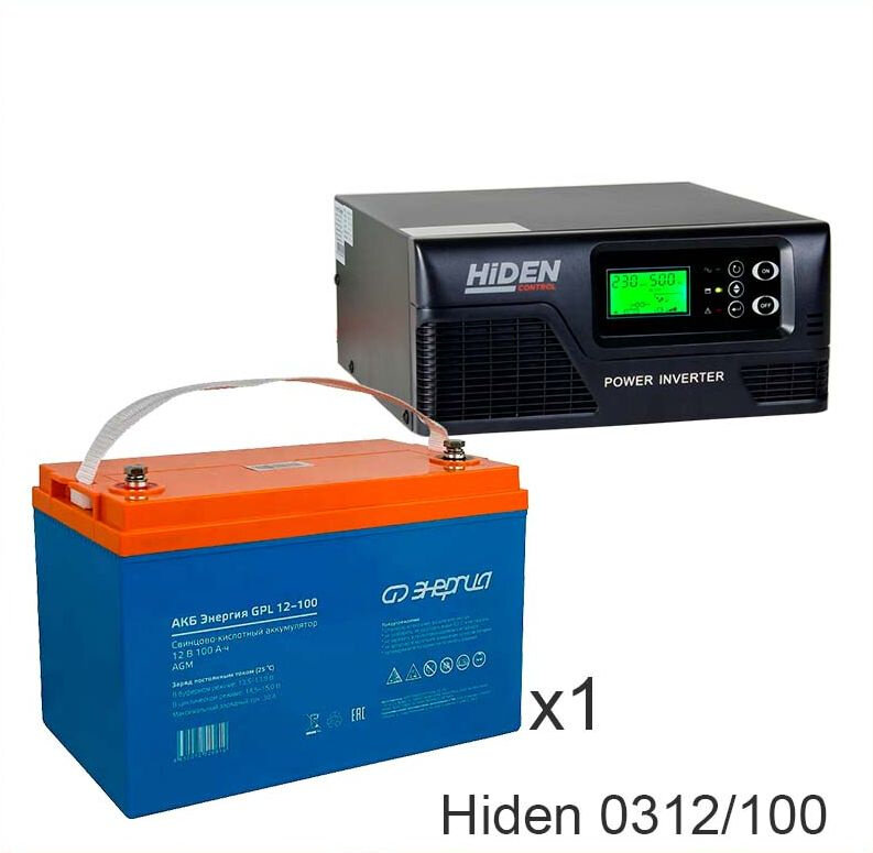 ИБП Hiden Control HPS20-0312 + Энергия GPL 12–100