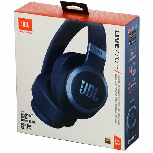 Наушники накладные Bluetooth JBL Live 770NC Blue JBLLIVE770NCBLU 15999₽