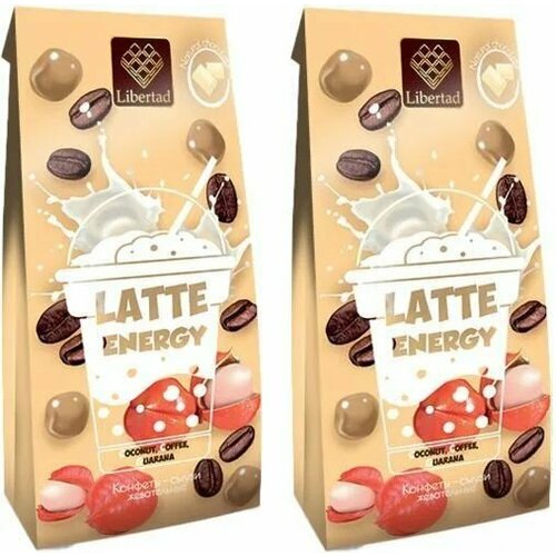Жевательные конфеты Libertad Latte Energy 2шт по 75г
