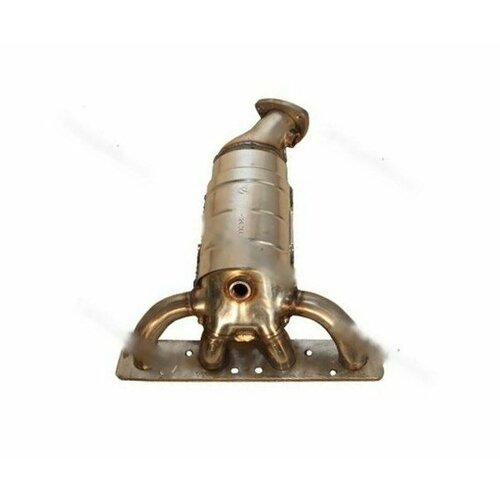 Труба приемная с нейтрализатором 2110 и мод дв 1,6 16-ти кл под 2 датч кислорода евро-3