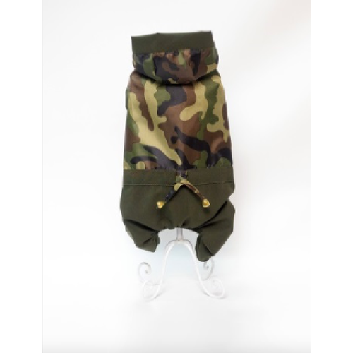 Royal Dog демисезонный костюм на флисе Милитари S (зелёный)