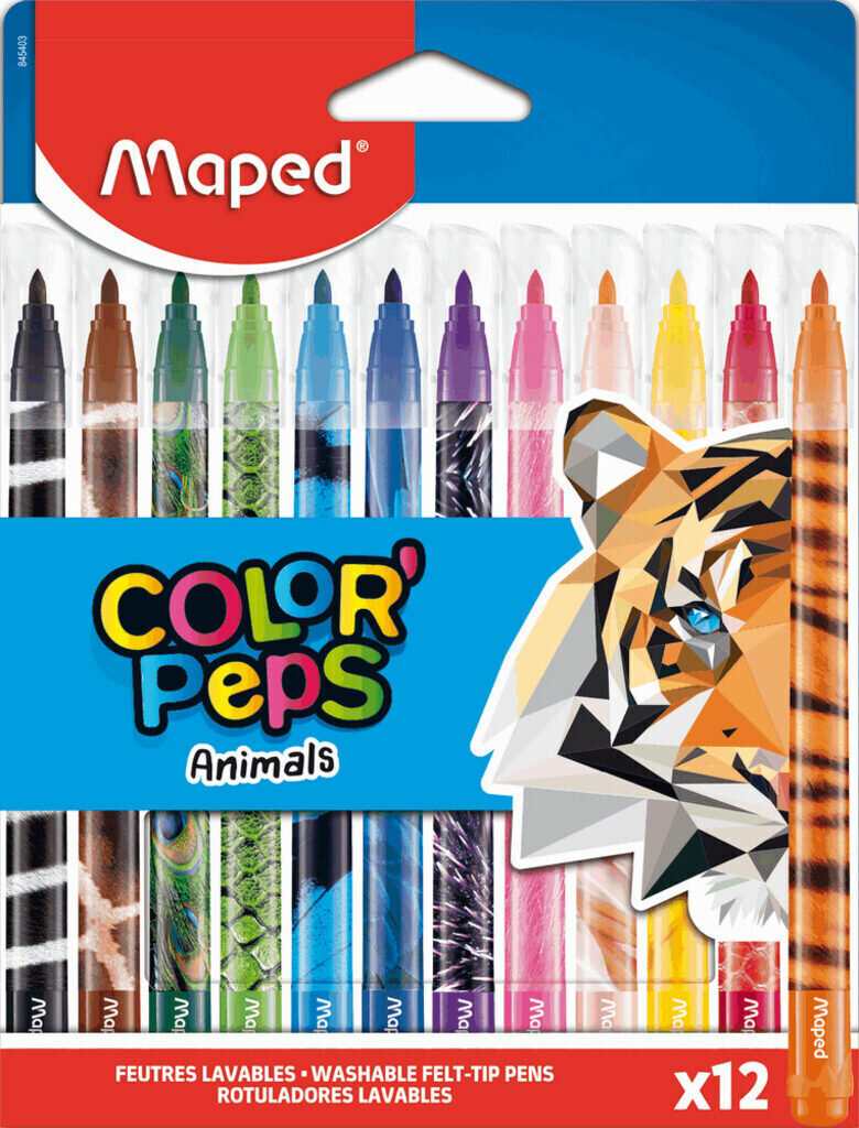 Карандаши цвет. 24цв Maped Color Pulse пластиковые