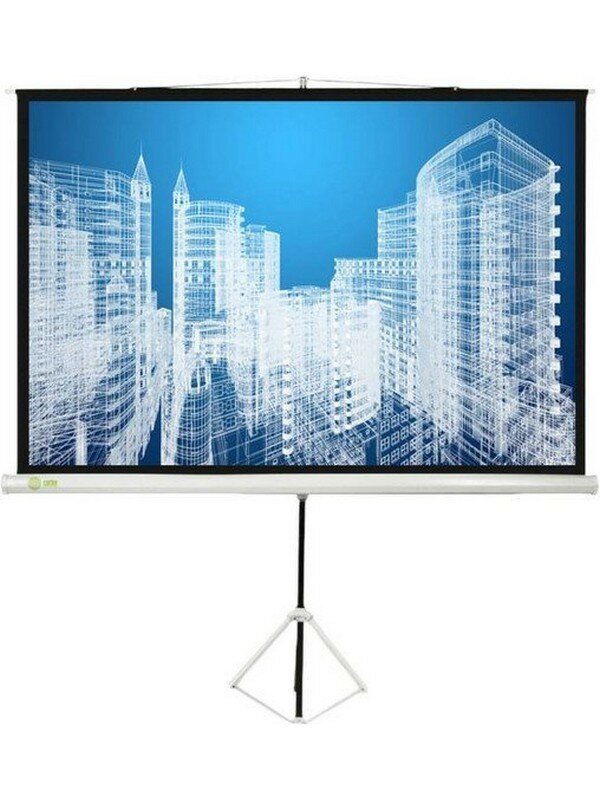 Экран Cactus 180x180см Triscreen CS-PST-180x180 1:1 напольный рулонный белый (CS-PST-180X180)