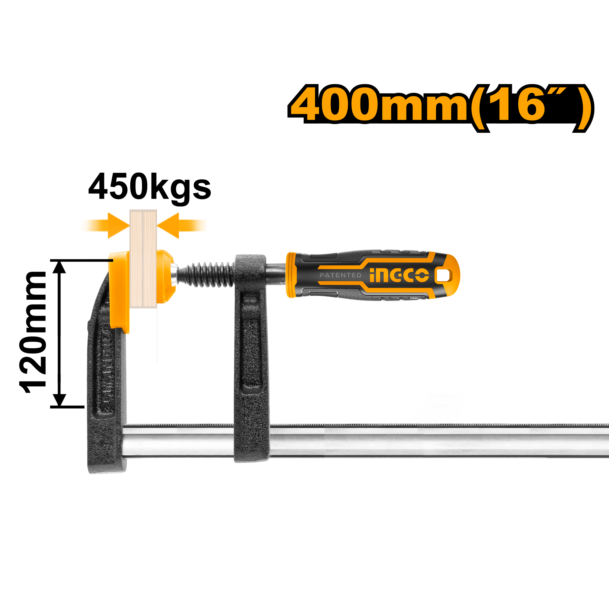 Струбцина Ingco - фото №8