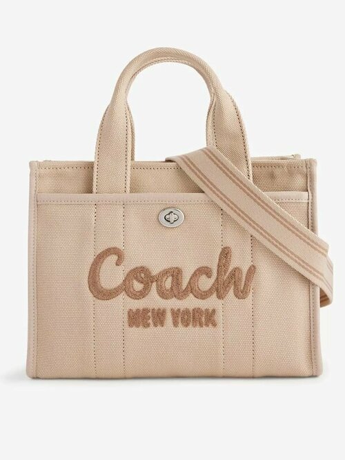 Сумка тоут Coach, бежевый