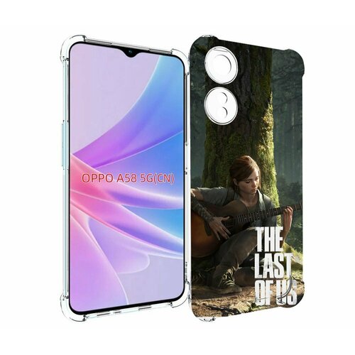 Чехол MyPads The Last of Us Part II для OPPO A58 задняя-панель-накладка-бампер