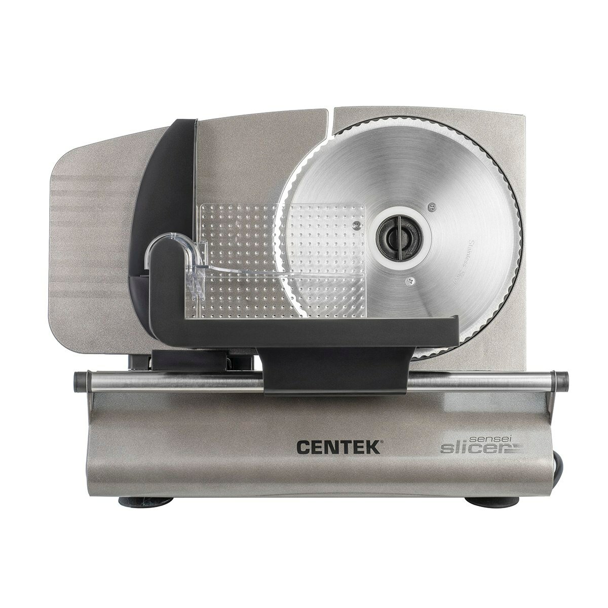 Ломтерезка CENTEK CT-1380, 150 Ватт, серебристый