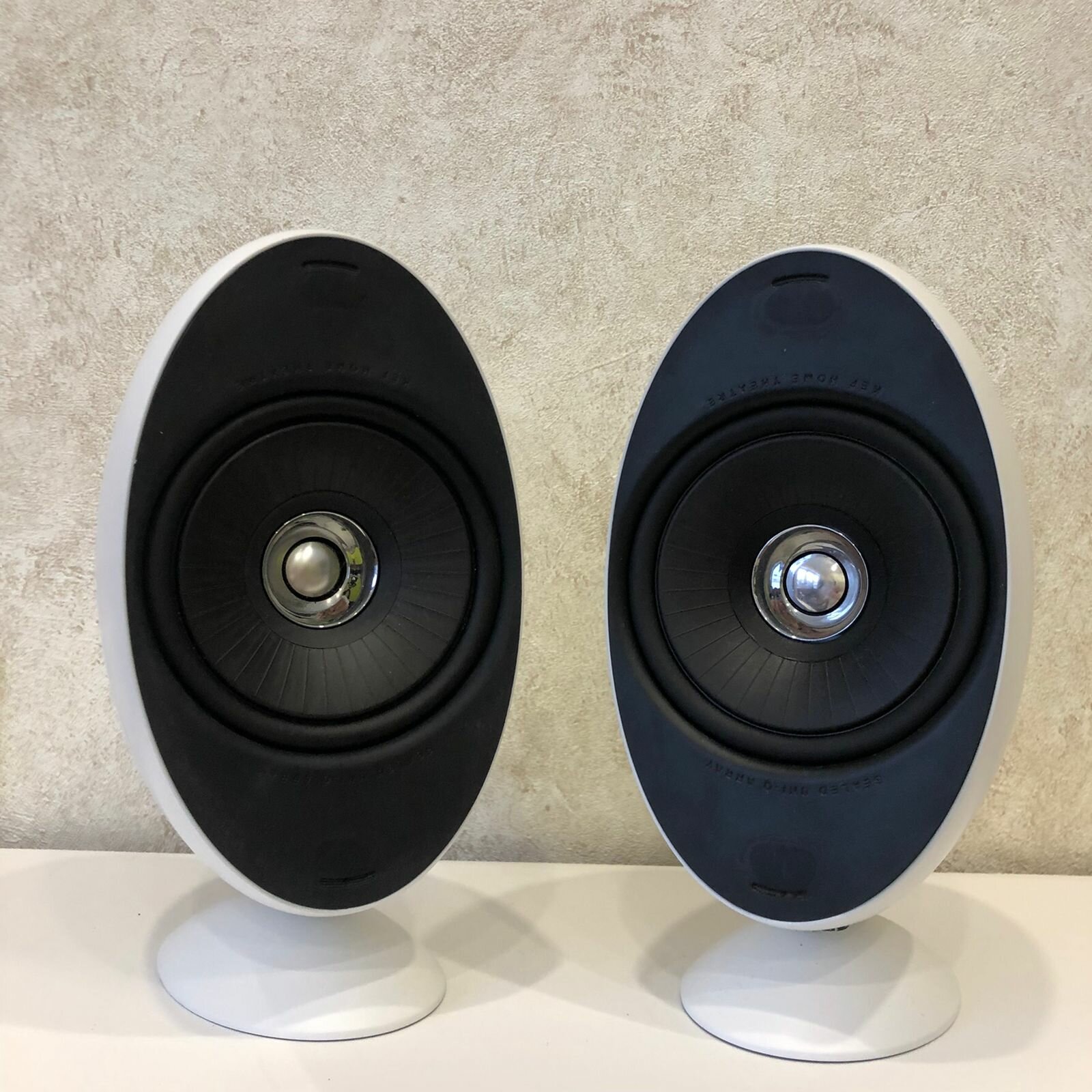 Акустика сателлиты для Dolby Atmos KEF HTS 3001 White, 2 колонки