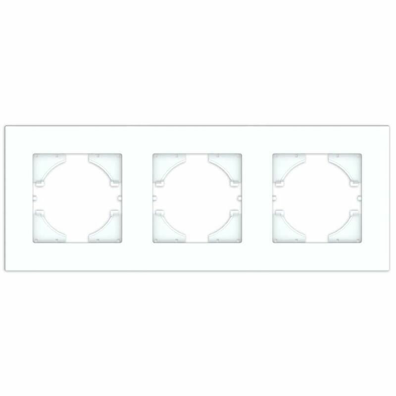 фото Рамка 3-местн City бел. GUSI С1113-001