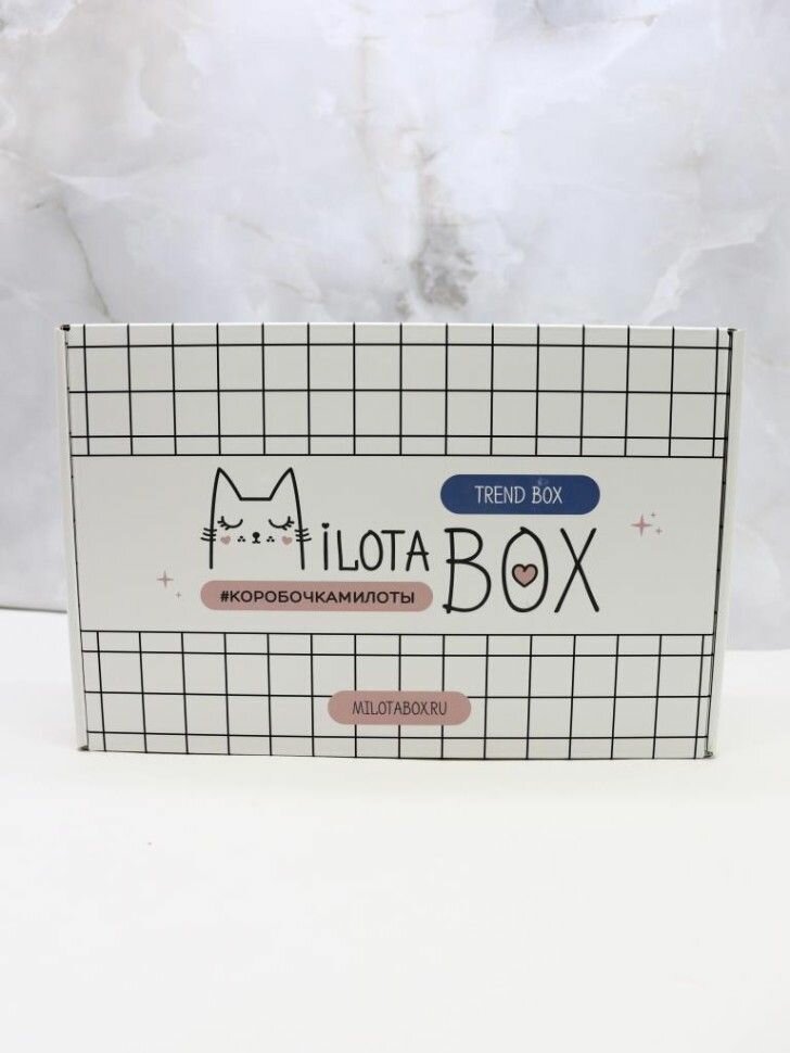 Коробочка сюрприз MilotaBox милота бокс "Trend" тренд, подарочный бокс- коробочка с детским набором для девочек. Подарок-сюрприз на любой праздник.